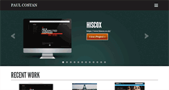 Desktop Screenshot of paulcostan.com
